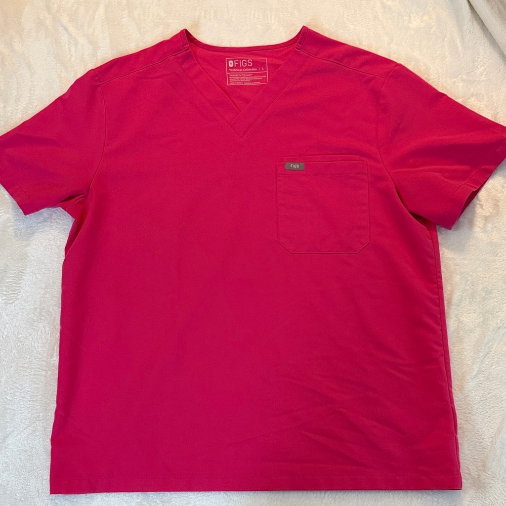 Figs Men's L Leon Three Pocket Scrub Top